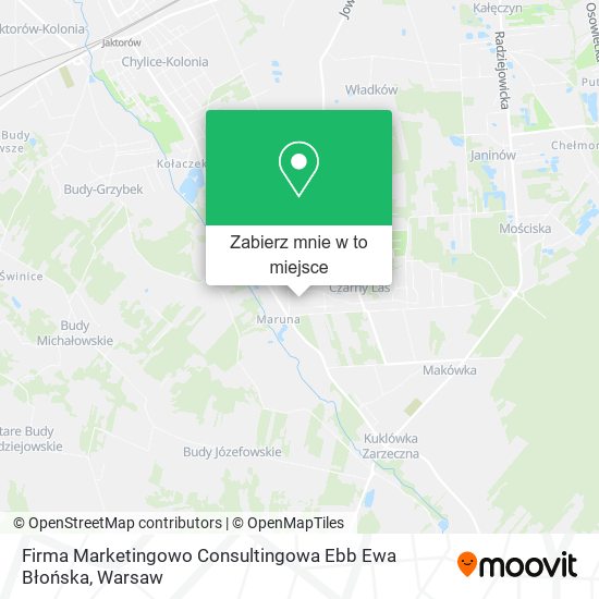 Mapa Firma Marketingowo Consultingowa Ebb Ewa Błońska