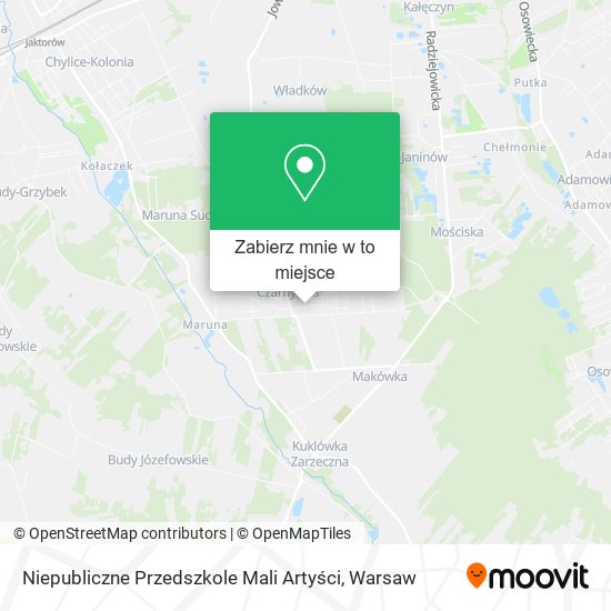 Mapa Niepubliczne Przedszkole Mali Artyści