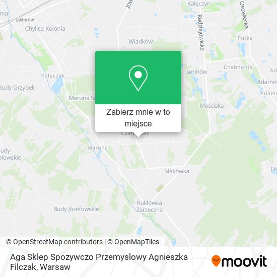 Mapa Aga Sklep Spozywczo Przemyslowy Agnieszka Filczak