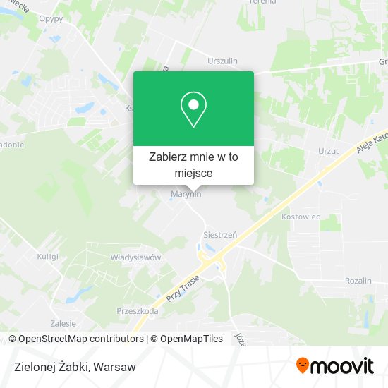 Mapa Zielonej Żabki