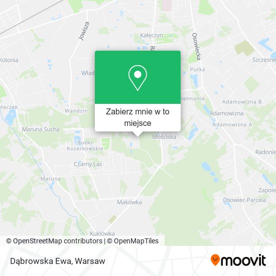 Mapa Dąbrowska Ewa