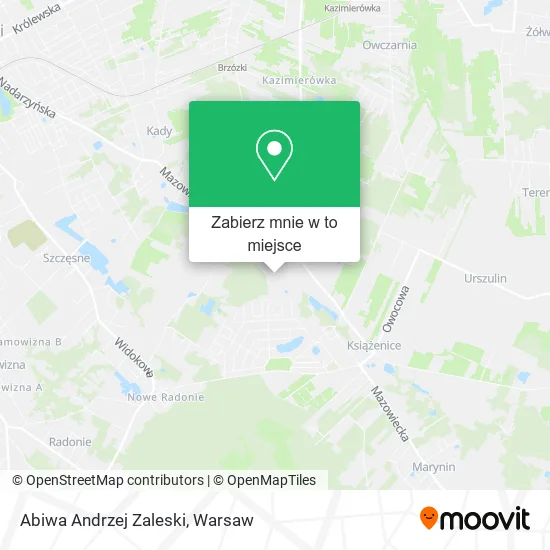 Mapa Abiwa Andrzej Zaleski