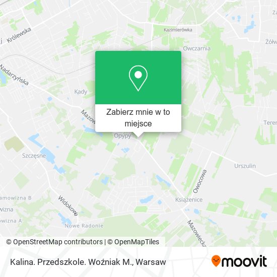 Mapa Kalina. Przedszkole. Woźniak M.