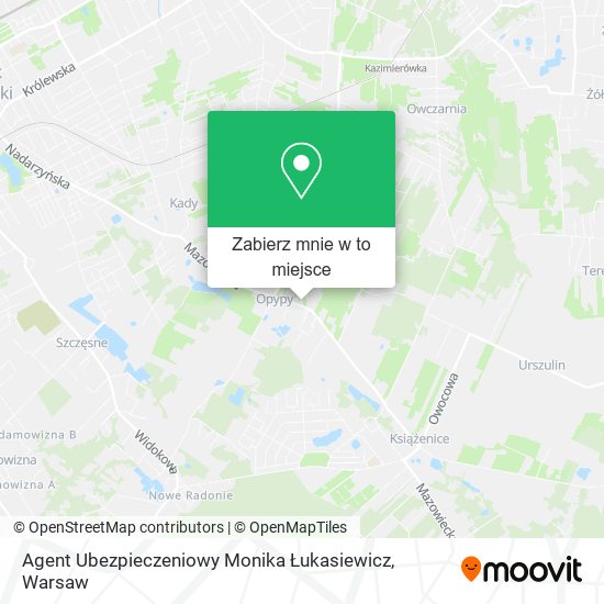 Mapa Agent Ubezpieczeniowy Monika Łukasiewicz