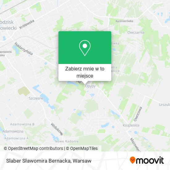 Mapa Slaber Sławomira Bernacka