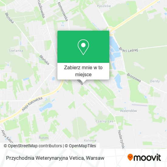 Mapa Przychodnia Weterynaryjna Vetica