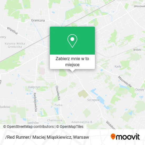 Mapa /Red Runner/ Maciej Miąskiewicz
