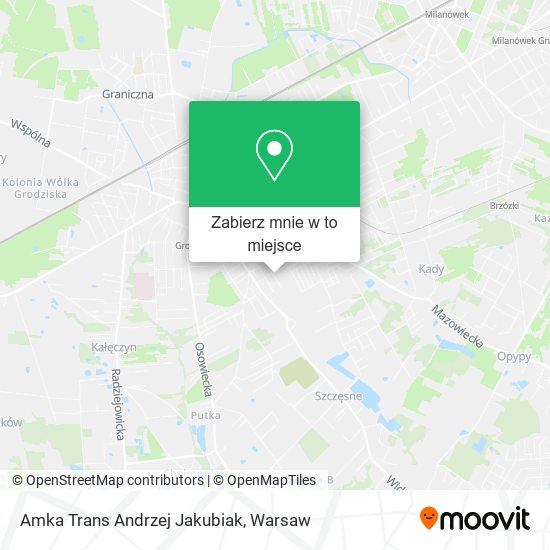 Mapa Amka Trans Andrzej Jakubiak