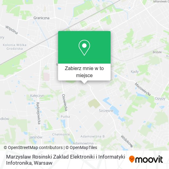 Mapa Marzyslaw Rosinski Zaklad Elektroniki i Informatyki Infotronika