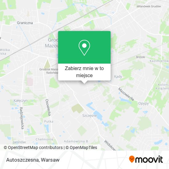 Mapa Autoszczesna