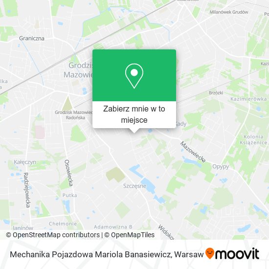 Mapa Mechanika Pojazdowa Mariola Banasiewicz