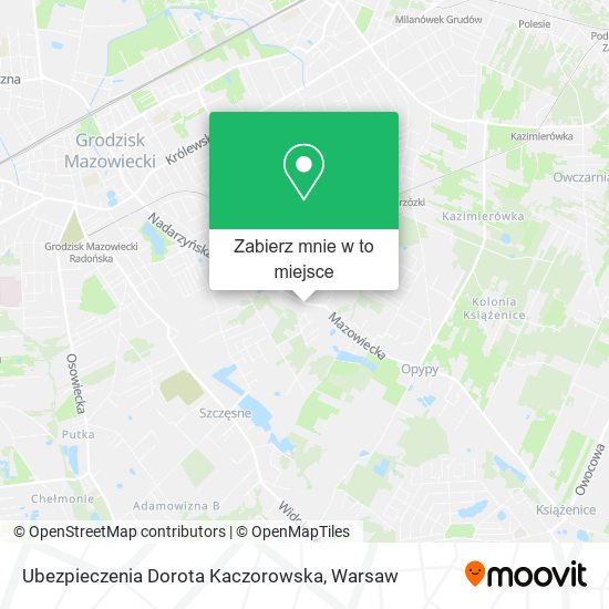 Mapa Ubezpieczenia Dorota Kaczorowska