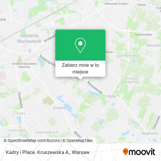 Mapa Kadry i Płace. Kruszewska A.