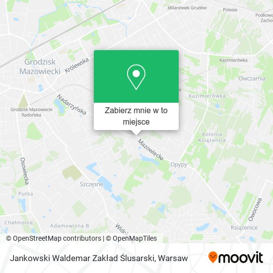 Mapa Jankowski Waldemar Zakład Ślusarski