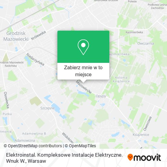 Mapa Elektroinstal. Kompleksowe Instalacje Elektryczne. Wnuk W.