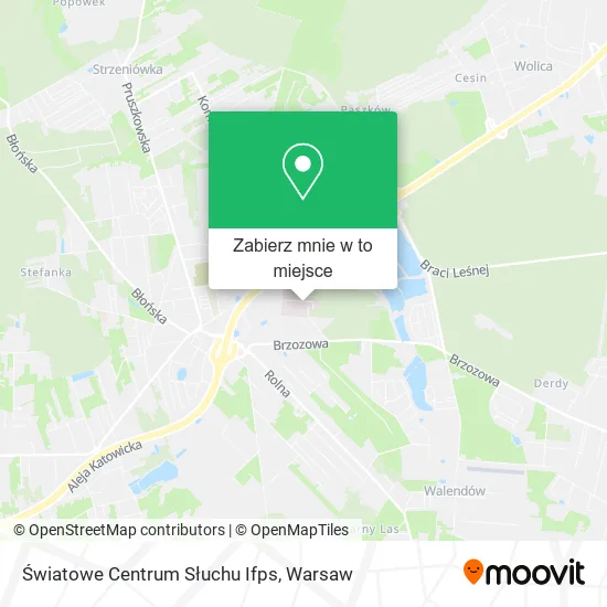 Mapa Światowe Centrum Słuchu Ifps