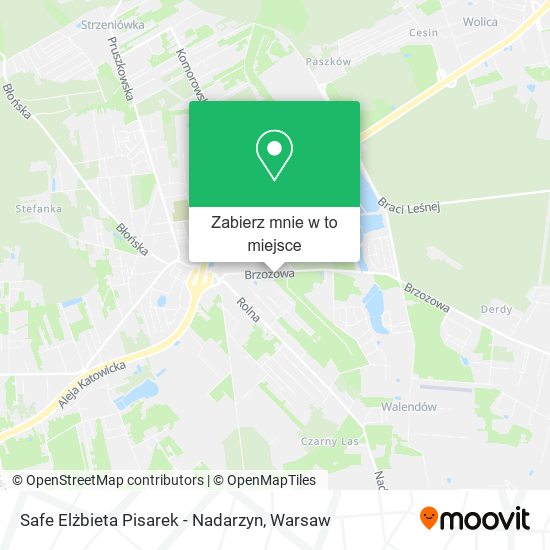 Mapa Safe Elżbieta Pisarek - Nadarzyn