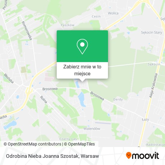 Mapa Odrobina Nieba Joanna Szostak