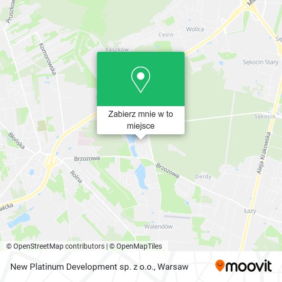 Mapa New Platinum Development sp. z o.o.