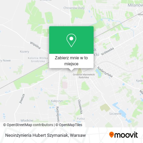 Mapa Neoinżynieria Hubert Szymaniak