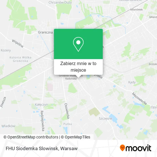 Mapa FHU Siodemka Slowinsk