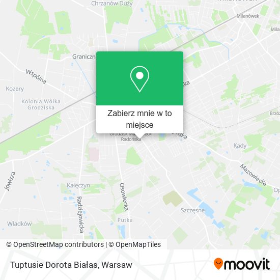 Mapa Tuptusie Dorota Białas