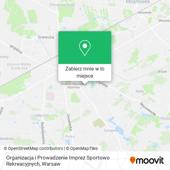 Mapa Organizacja i Prowadzenie Imprez Sportowo Rekreacyjnych