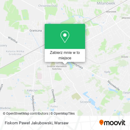 Mapa Fiskom Paweł Jakubowski