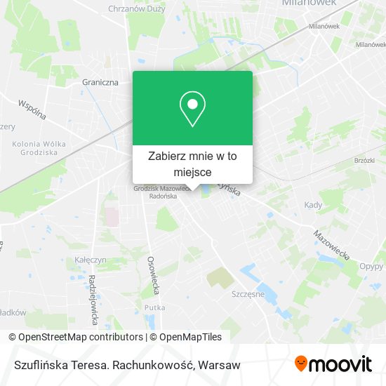 Mapa Szuflińska Teresa. Rachunkowość