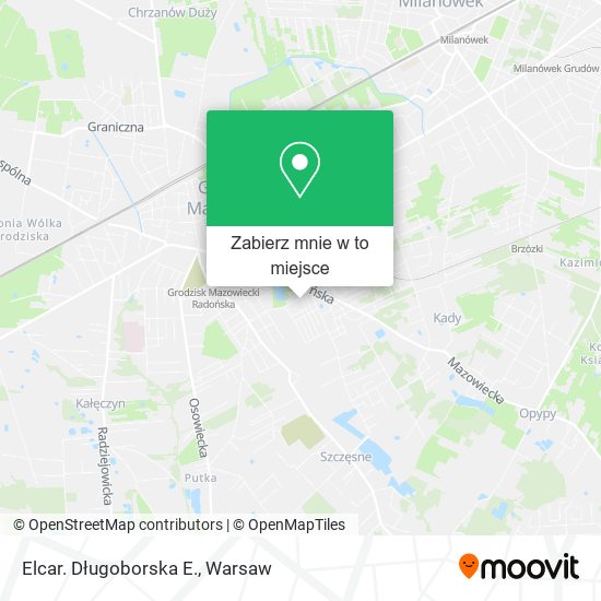 Mapa Elcar. Długoborska E.