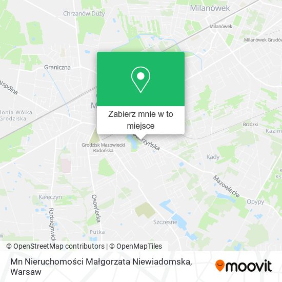 Mapa Mn Nieruchomości Małgorzata Niewiadomska