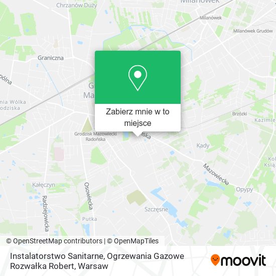 Mapa Instalatorstwo Sanitarne, Ogrzewania Gazowe Rozwałka Robert