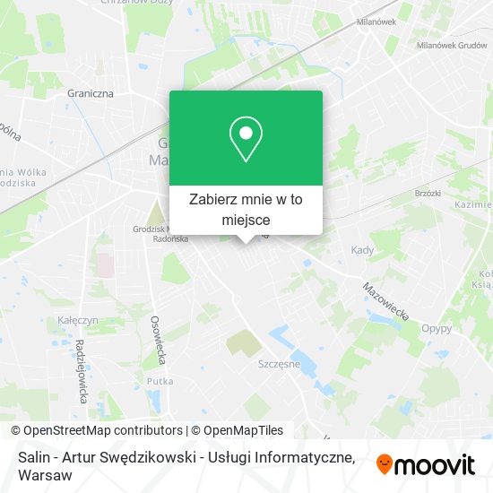 Mapa Salin - Artur Swędzikowski - Usługi Informatyczne