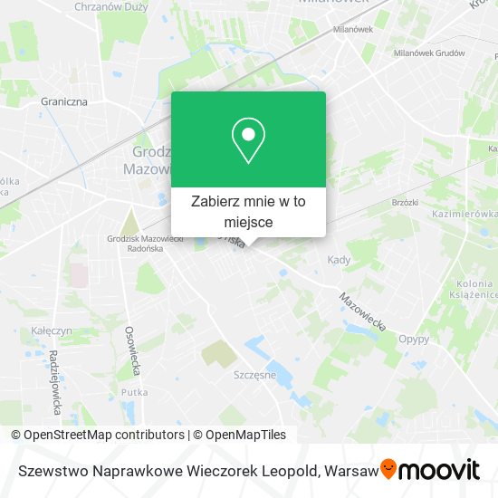 Mapa Szewstwo Naprawkowe Wieczorek Leopold