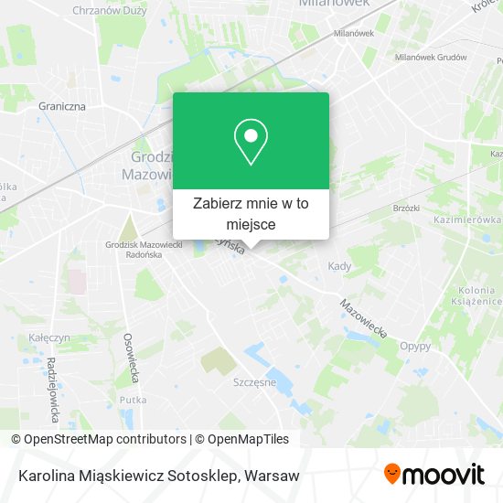 Mapa Karolina Miąskiewicz Sotosklep