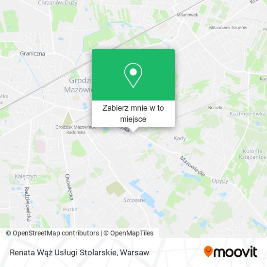 Mapa Renata Wąż Usługi Stolarskie