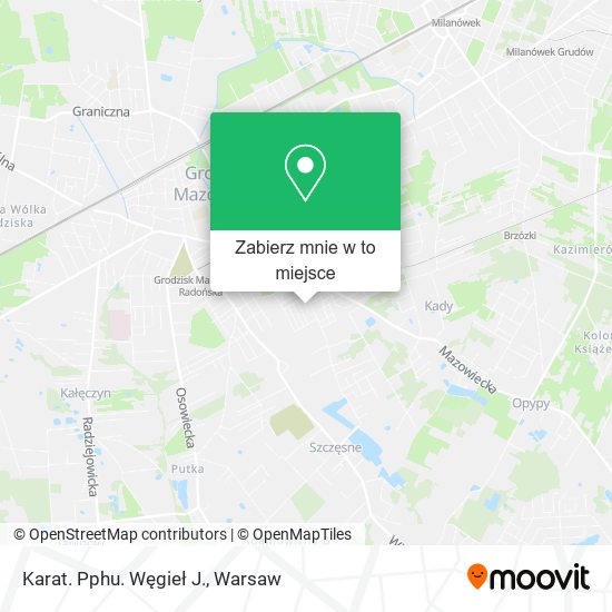 Mapa Karat. Pphu. Węgieł J.