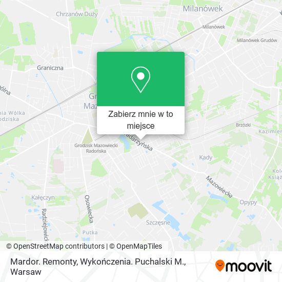 Mapa Mardor. Remonty, Wykończenia. Puchalski M.