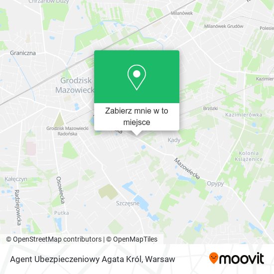 Mapa Agent Ubezpieczeniowy Agata Król