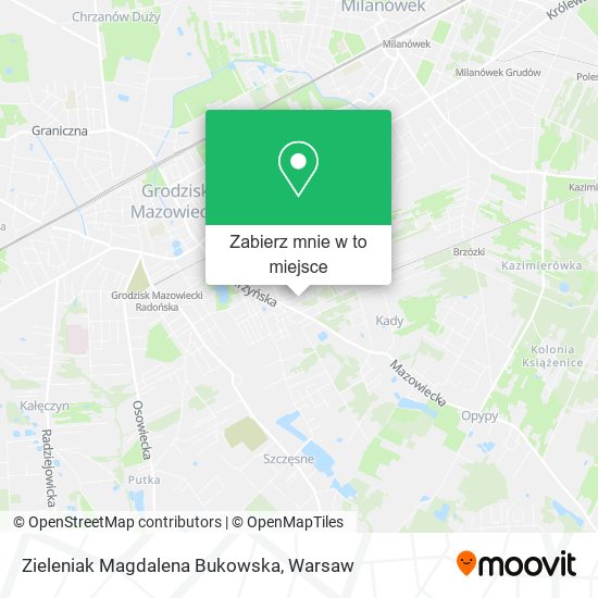 Mapa Zieleniak Magdalena Bukowska