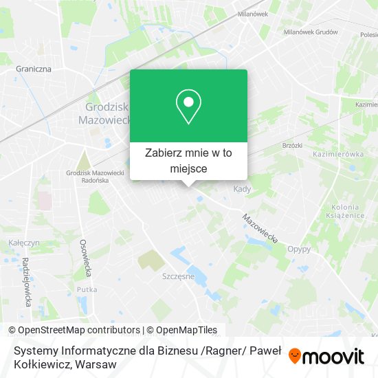 Mapa Systemy Informatyczne dla Biznesu /Ragner/ Paweł Kołkiewicz