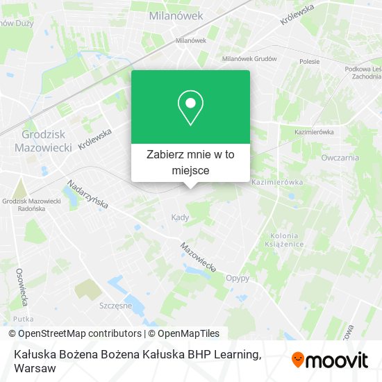 Mapa Kałuska Bożena Bożena Kałuska BHP Learning