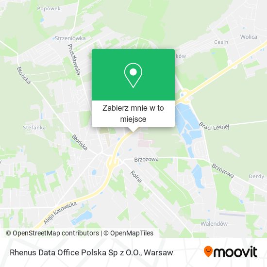 Mapa Rhenus Data Office Polska Sp z O.O.