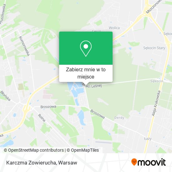 Mapa Karczma Zowierucha