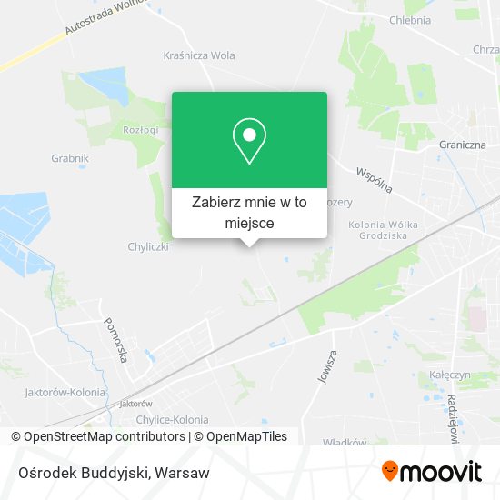 Mapa Ośrodek Buddyjski