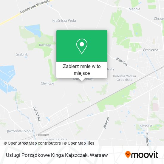 Mapa Usługi Porządkowe Kinga Kajszczak