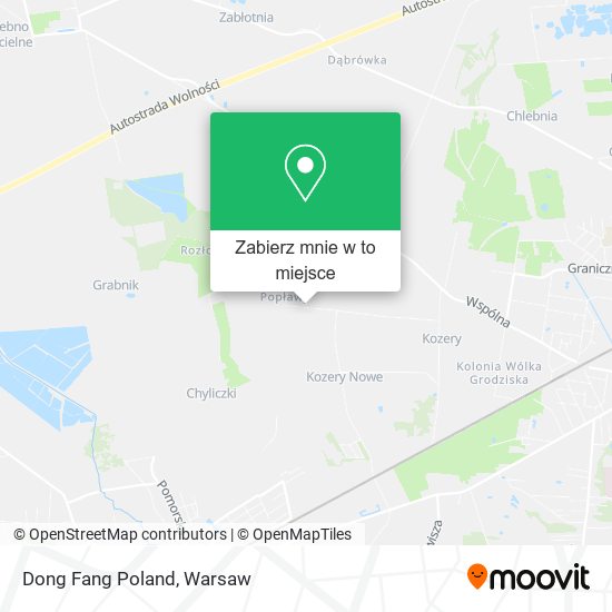 Mapa Dong Fang Poland