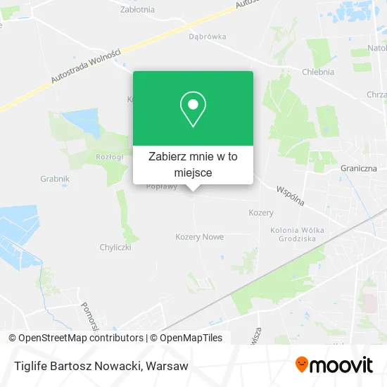 Mapa Tiglife Bartosz Nowacki