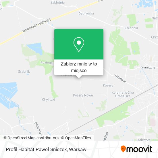 Mapa Profil Habitat Paweł Śnieżek