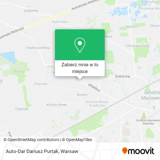 Mapa Auto-Dar Dariusz Purtak